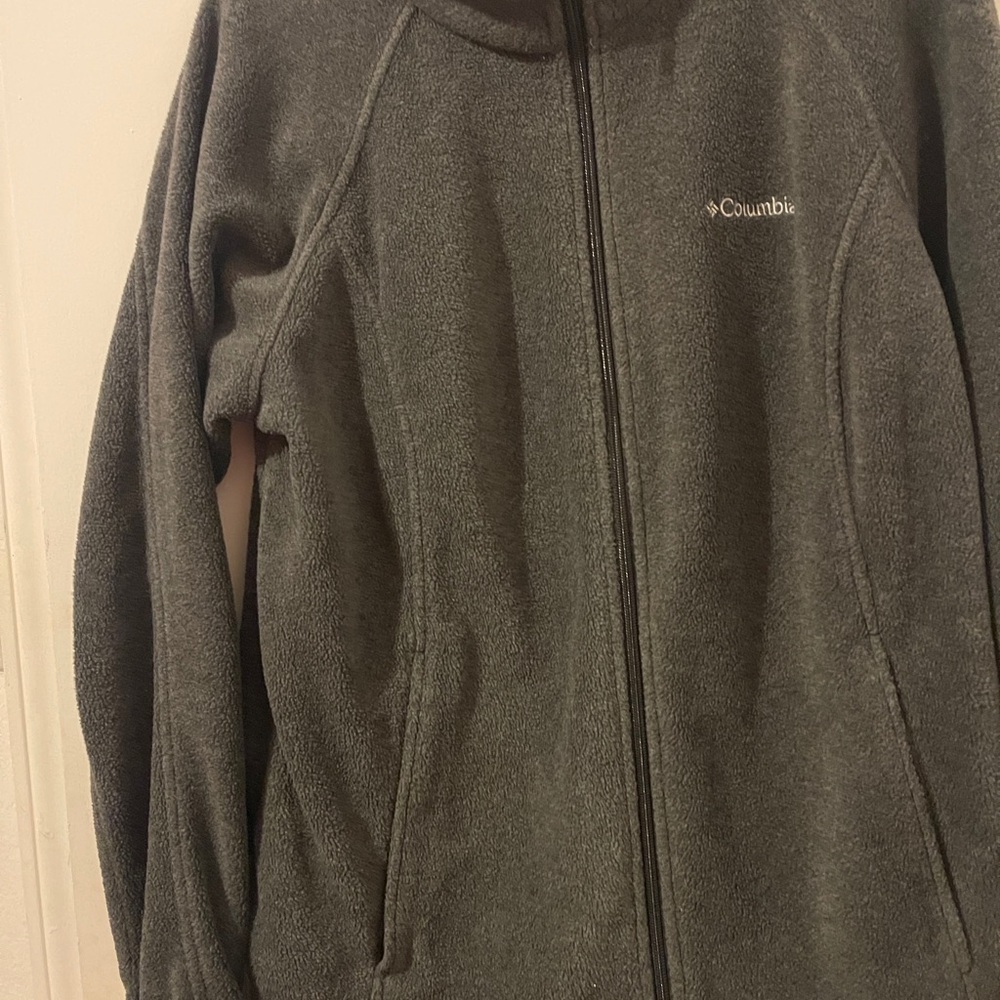 Columbia Gray Fleece Jacket